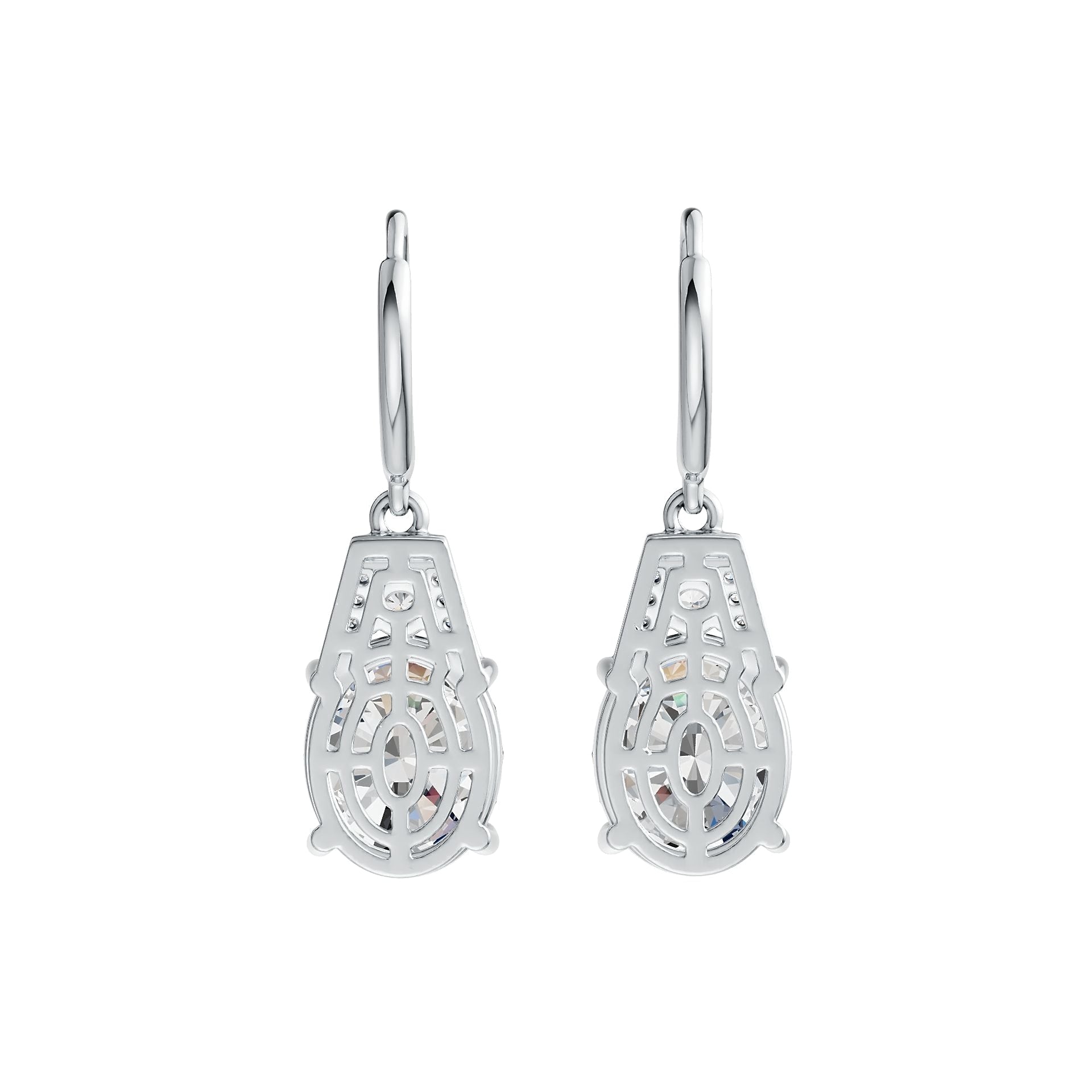 Sterling Silver Semi Mount Earrings Setting Oval OV 11X9mm DHJ