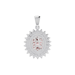 Sterling Silver Semi Mount Pendant Setting Oval OV 11X9mm Syzjewelry