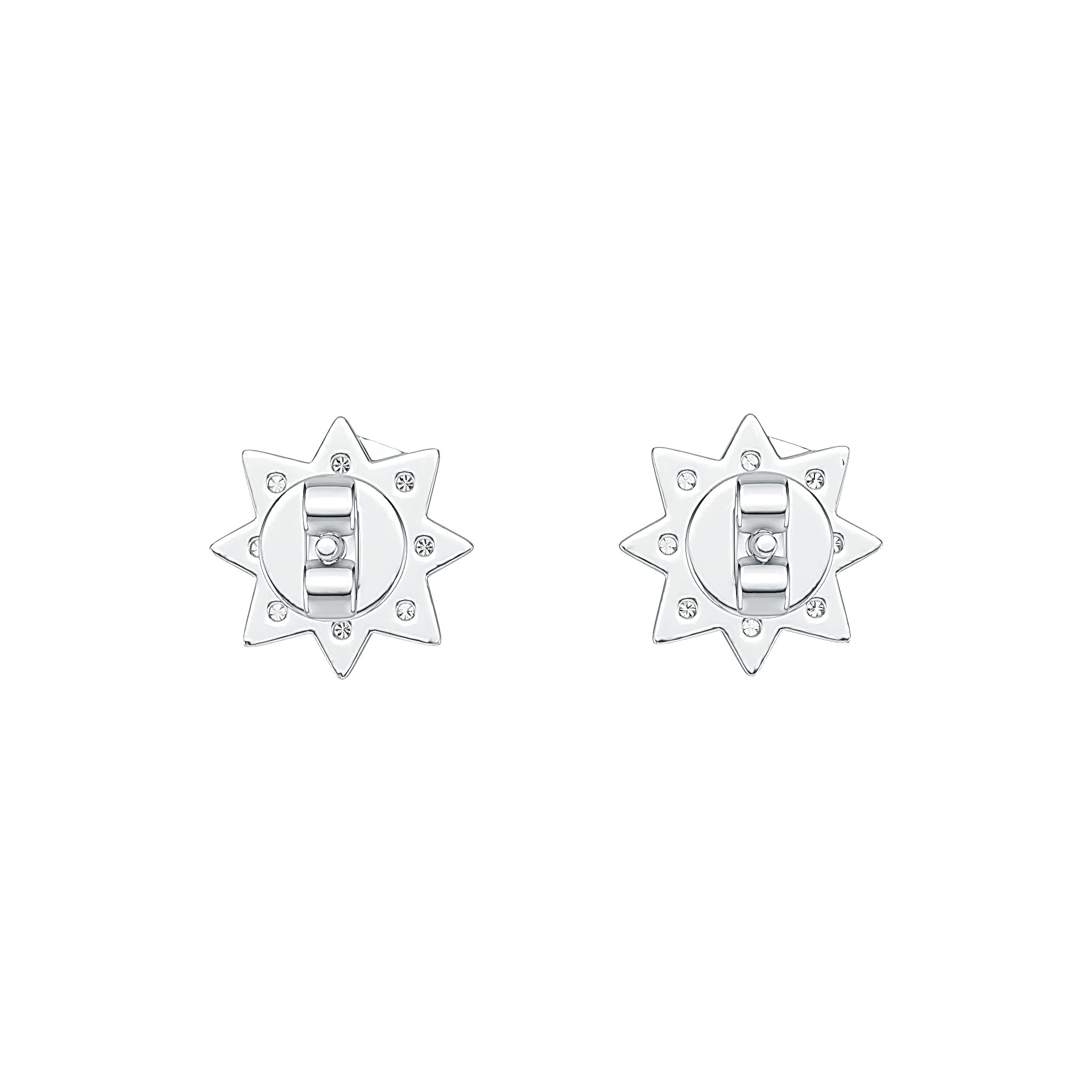 Sterling Silver Semi Mount Earrings Setting Round RD 1.5mm RD 1mm Syzjewelry