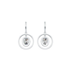 Sterling Silver Semi Mount Earrings Setting Oval OV 10X8mm DHJ