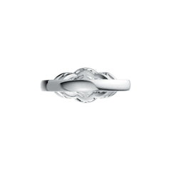 Sterling Silver Semi Mount Ring Setting Round RD 8.5mm PE 6X4mm DHJ