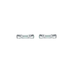 Sterling Silver Semi Mount Earrings Setting Round RD 1.25mm DHJ