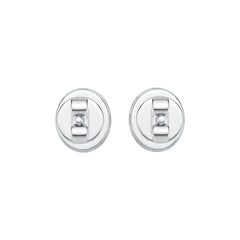 Sterling Silver Semi Mount Earrings Setting Oval OV 5X4mm DHJ