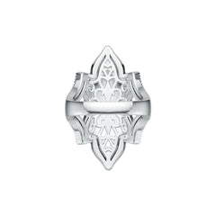 Sterling Silver Semi Mount Ring Setting Round RD 2x2mm DHJ