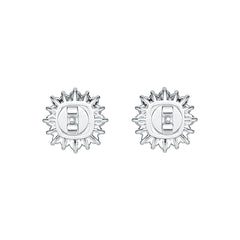 Sterling Silver Semi Mount Earrings Setting Cushion CU 6X6mm Stud Syzjewelry