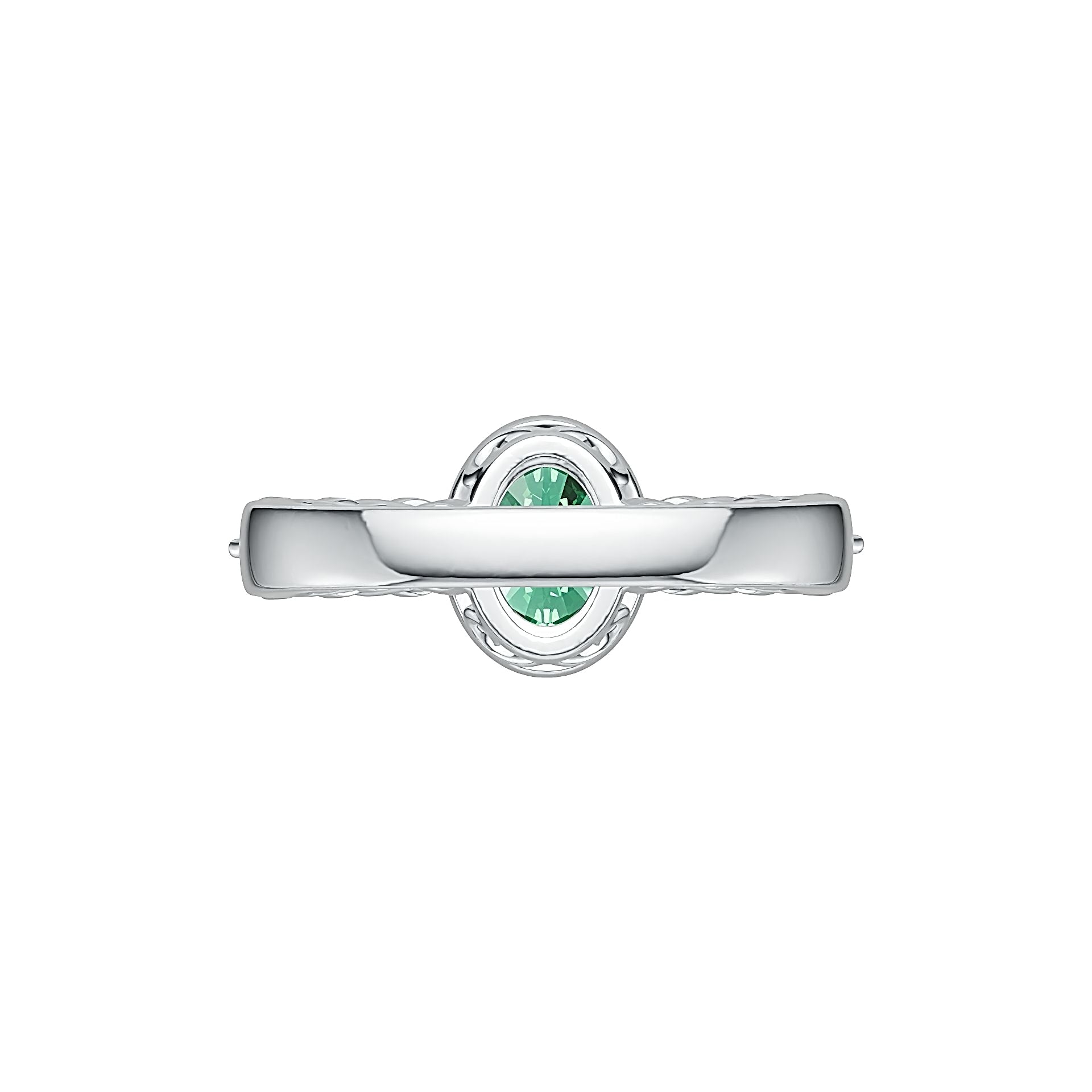 Sterling Silver Semi Mount Ring Setting Oval OV 8X6mm DHJ