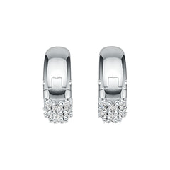 Sterling Silver Semi Mount Earrings Setting Round RD 2x2mm DHJ