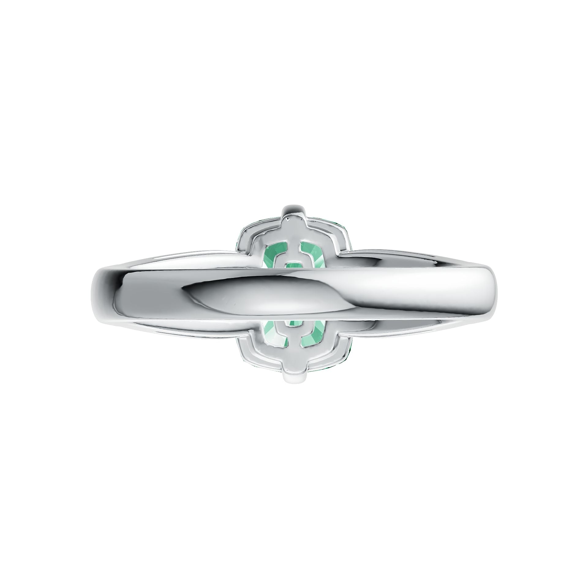 Sterling Silver Semi Mount Ring Setting Cushion CU 10X8mm DHJ