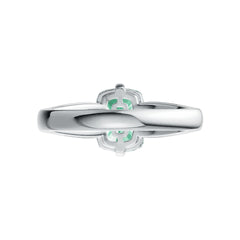 Sterling Silver Semi Mount Ring Setting Cushion CU 10X8mm DHJ