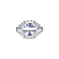 Sterling Silver Semi Mount Ring Setting Cushion CU 17X13MM PE 5X3MM DHJ