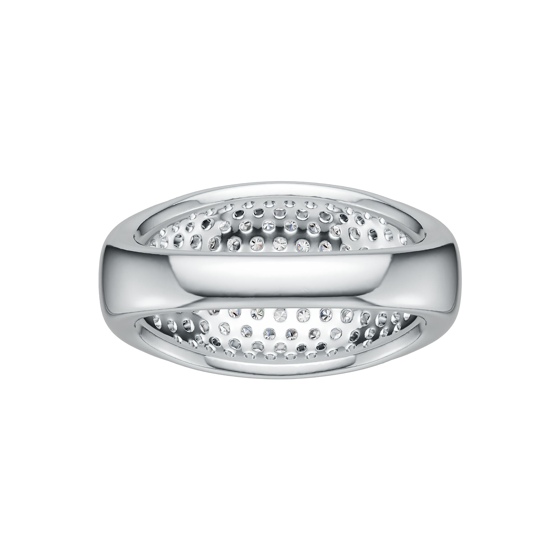 Sterling Silver Semi Mount Ring Setting Round RD 3x3mm DHJ
