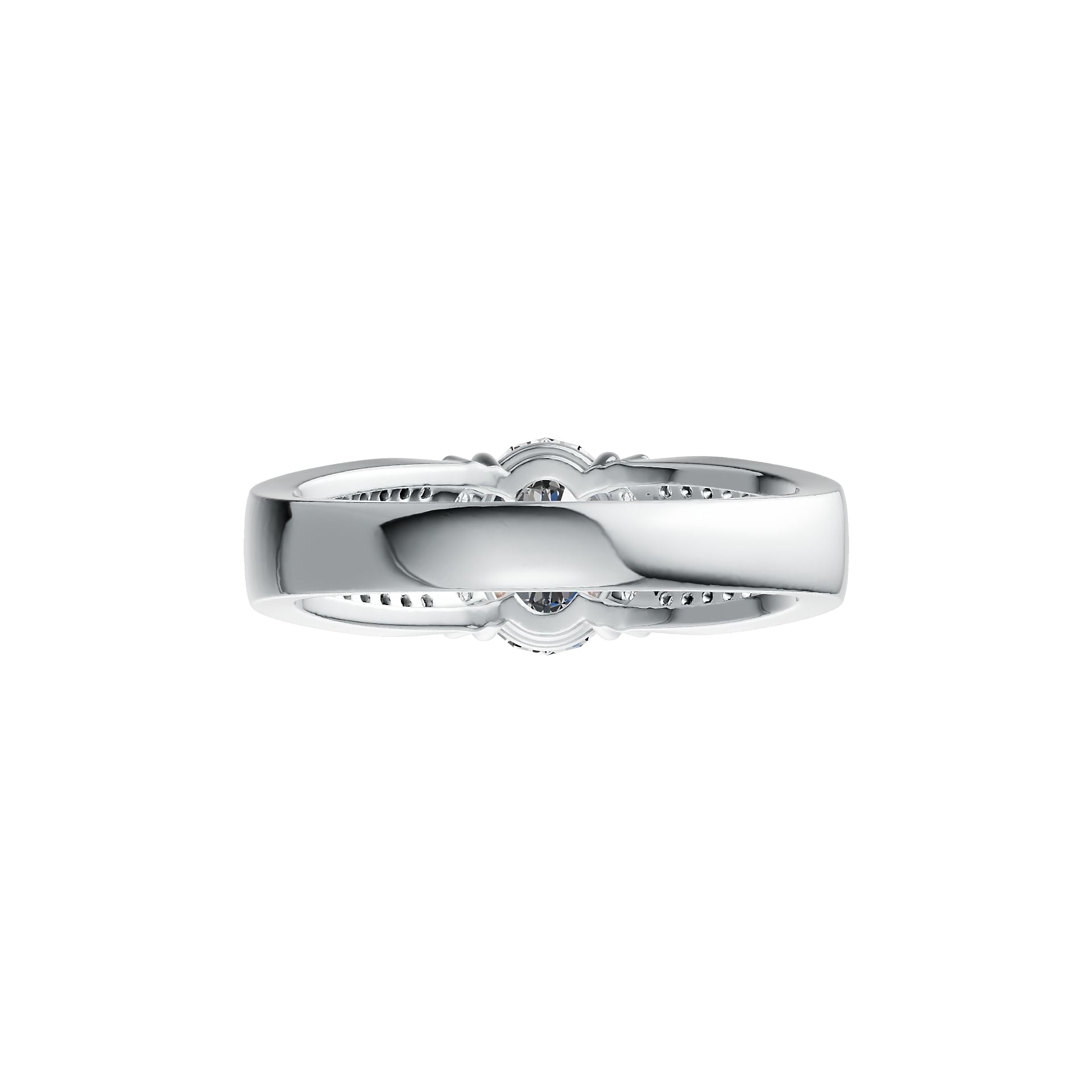 Sterling Silver Semi Mount Ring Setting Oval OV 9X7mm DHJ