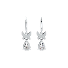 Sterling Silver Semi Mount Earrings Setting Pear PE 9X6mm - Syzjewelry