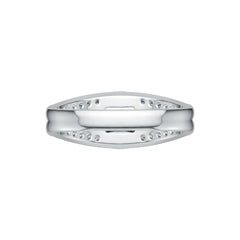 Sterling Silver Semi Mount Ring Setting Round RD 9.5mm DHJ