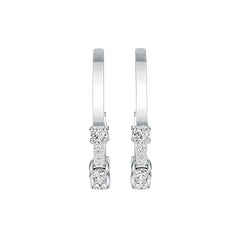 Sterling Silver Semi Mount Earrings Setting Round RD 4x4mm DHJ