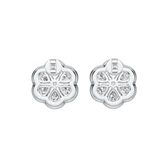 Sterling Silver Semi Mount Earrings Setting Pear PE 4X3mm DHJ