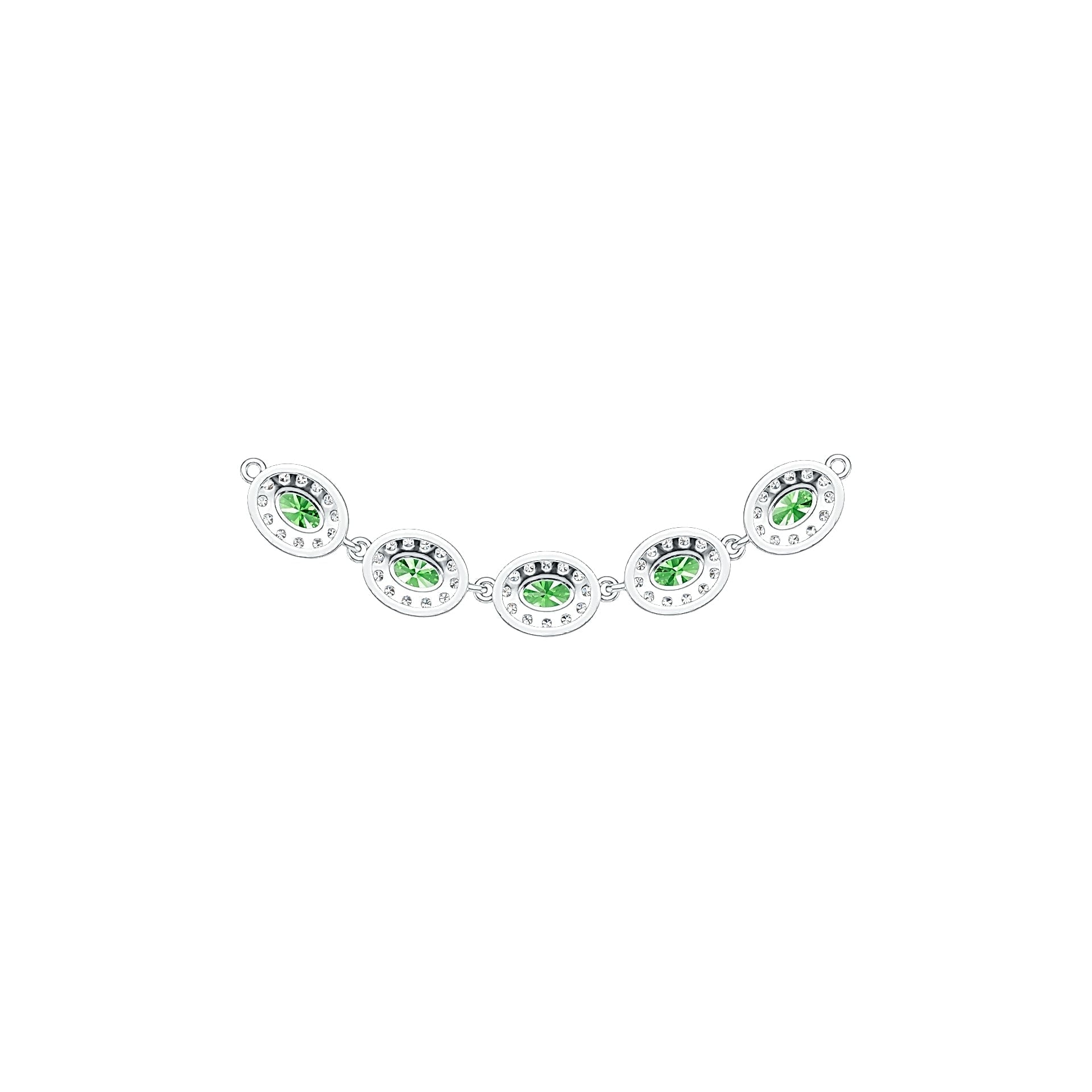 Sterling Silver Semi Mount Pendant Setting Oval OV 6X4mm DHJ