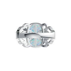Sterling Silver Semi Mount Ring Setting Cushion CU 16X12mm Cabochon DHJ