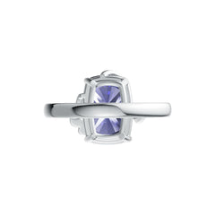 Sterling Silver Semi Mount Ring Setting Cushion CU 14X10mm Butterfly Theme DHJ