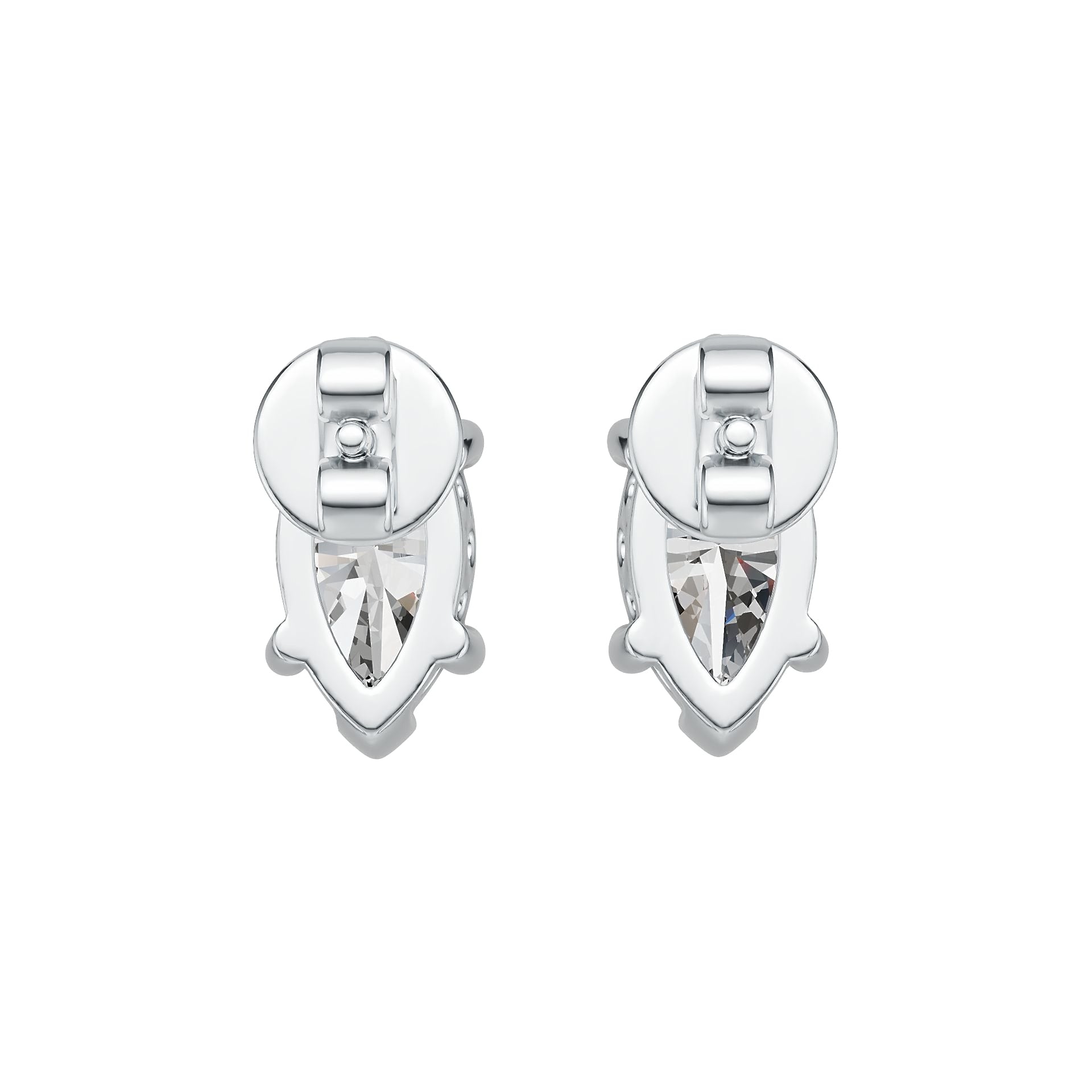Sterling Silver Semi Mount Earrings Setting Marquise MQ 9X4.5mm Stud DHJ