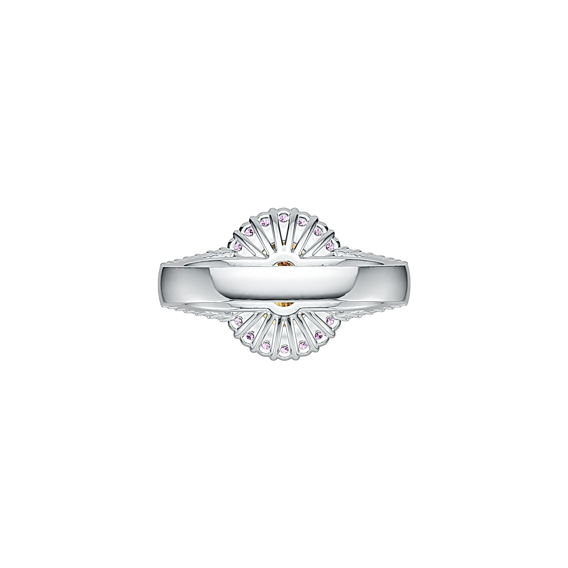 Sterling Silver Semi Mount Ring Setting Oval OV 10X8mm Halo Split Shank DHJ