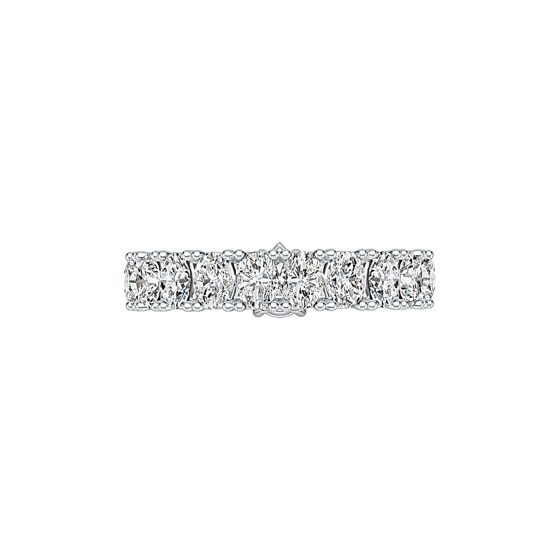 Sterling Silver Semi Mount Ring Setting Pear PE 6X4mm with White Topaz Syzjewelry