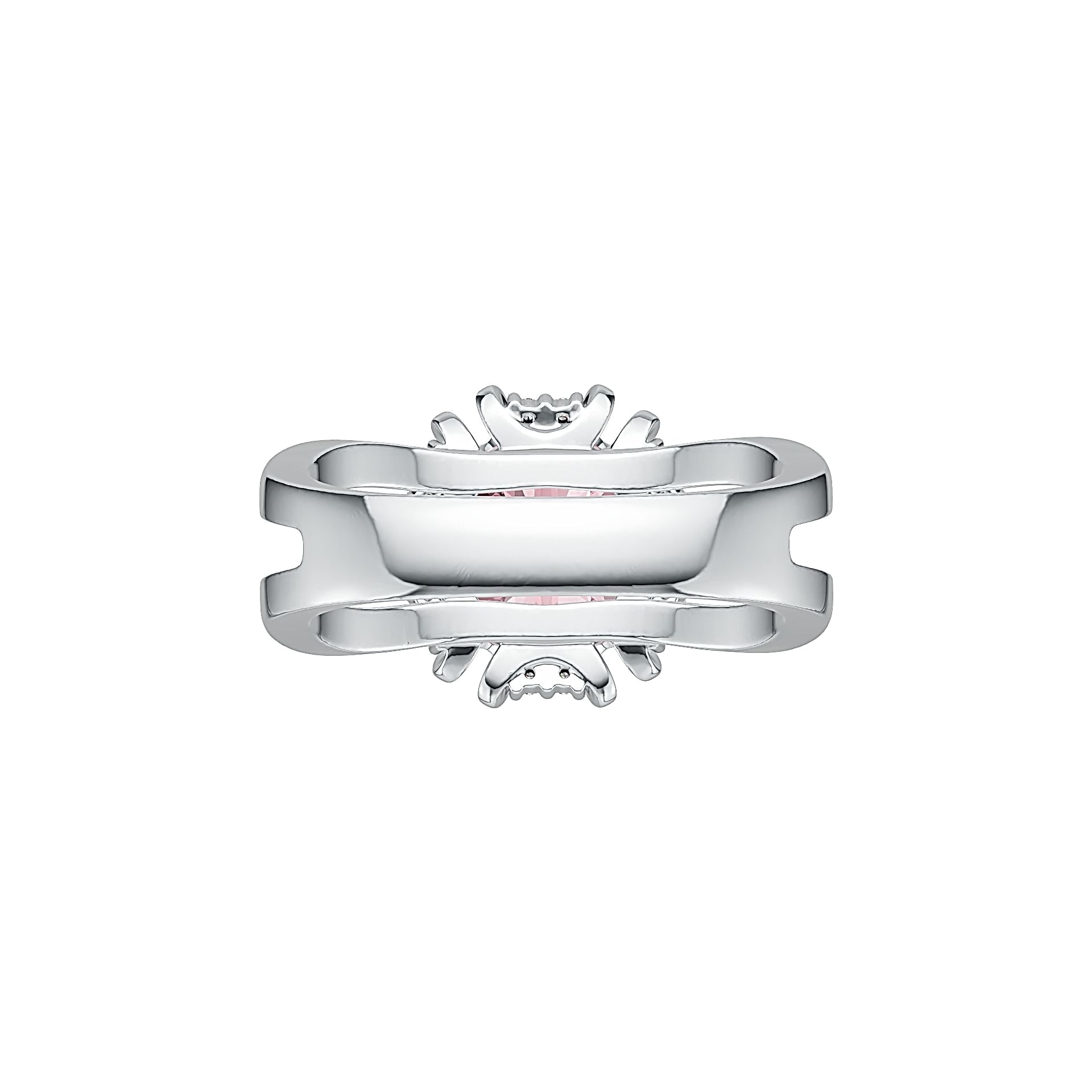 Sterling Silver Semi Mount Ring Setting Round RD 9.5x9.5mm DHJ