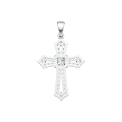 Sterling Silver Semi Mount Pendant Setting Emerald OCT 5X5mm DHJ