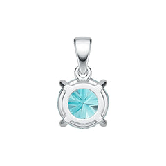 Sterling Silver Semi Mount Pendant Setting Round RD 8x8mm DHJ