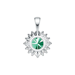 Sterling Silver Semi Mount Pendant Setting Round RD 7x7mm Syzjewelry