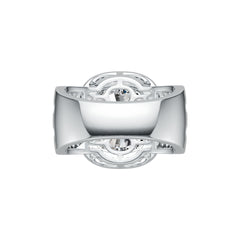 Sterling Silver Semi Mount Ring Setting Cushion CU 12X10mm with White Topaz DHJ