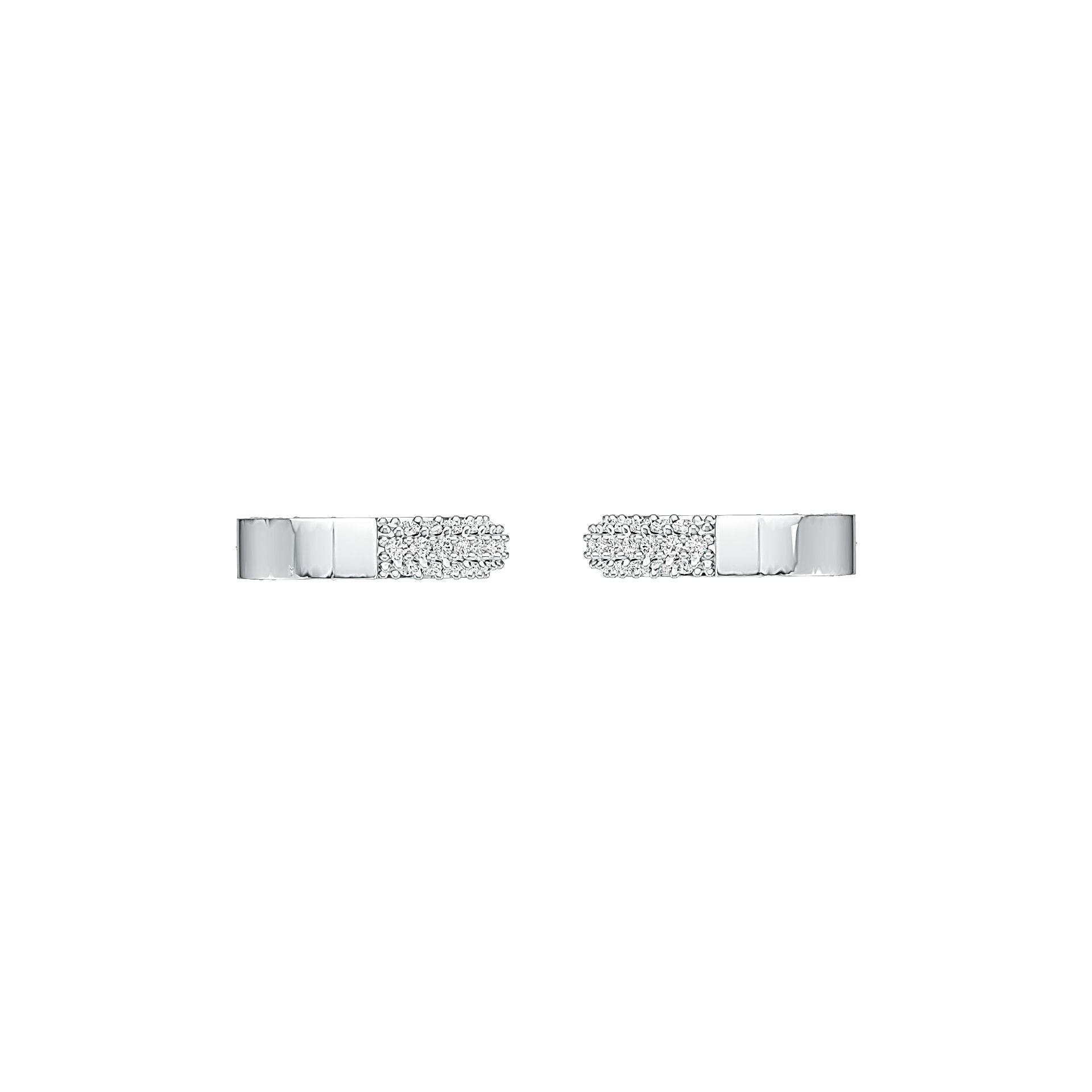 Sterling Silver Semi Mount Earrings Setting Round RD 1.5mm DHJ