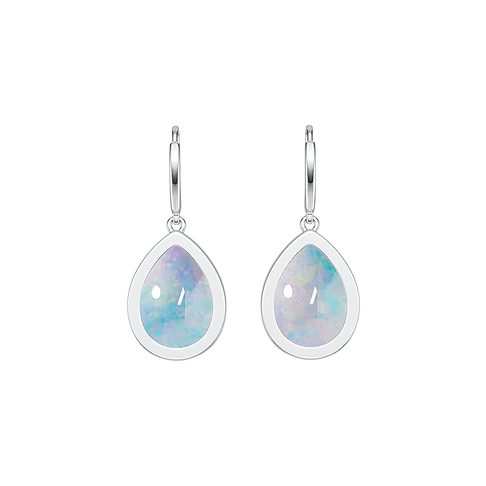 Sterling Silver Semi Mount Earrings Setting Pear PE 17X12mm DHJ