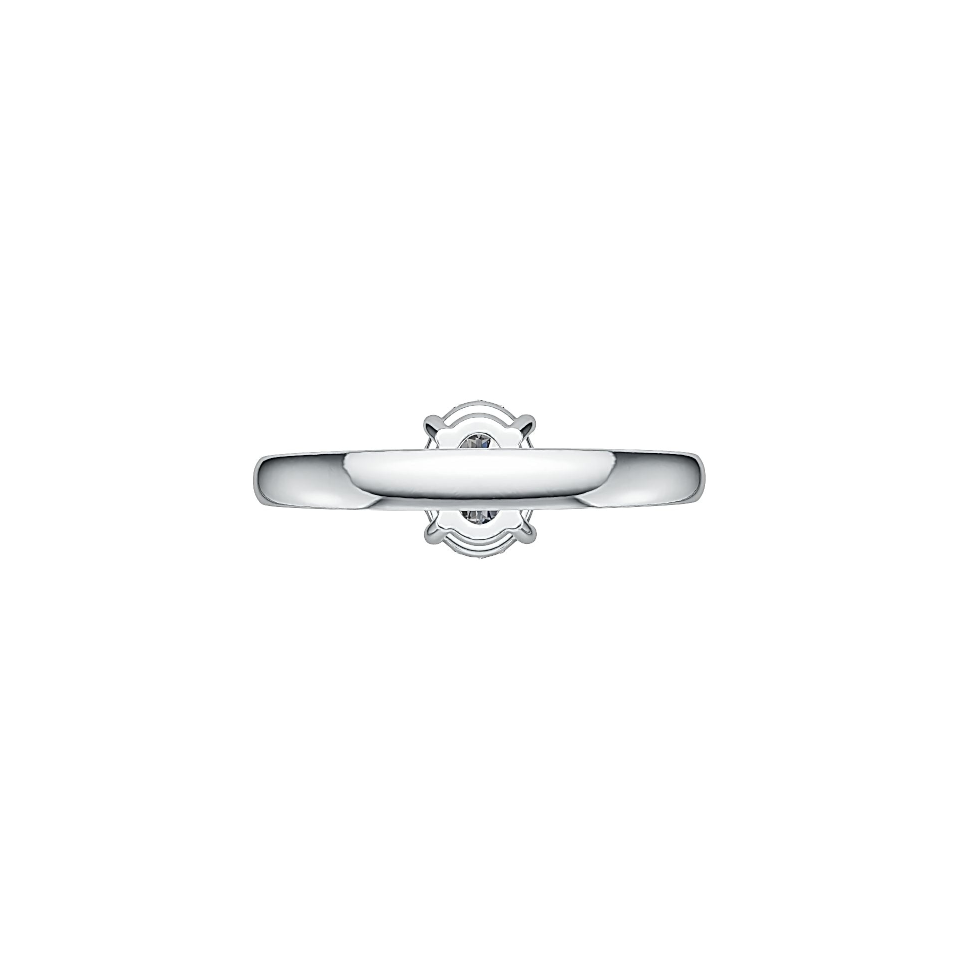 Sterling Silver Semi Mount Ring Setting Oval OV 8X6mm DHJ