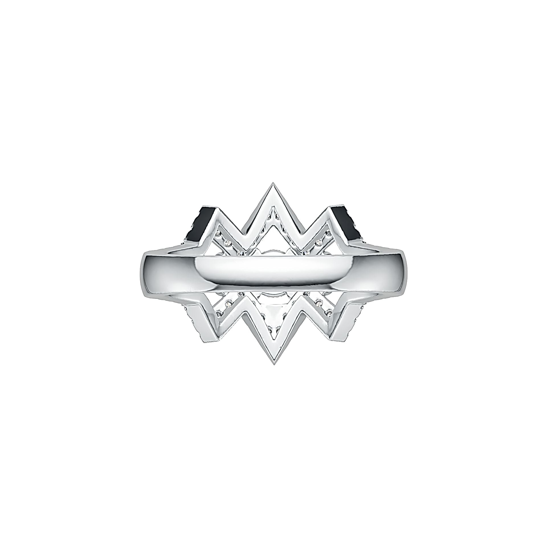 Sterling Silver Semi Mount Ring Setting Round RD 4x4mm DHJ