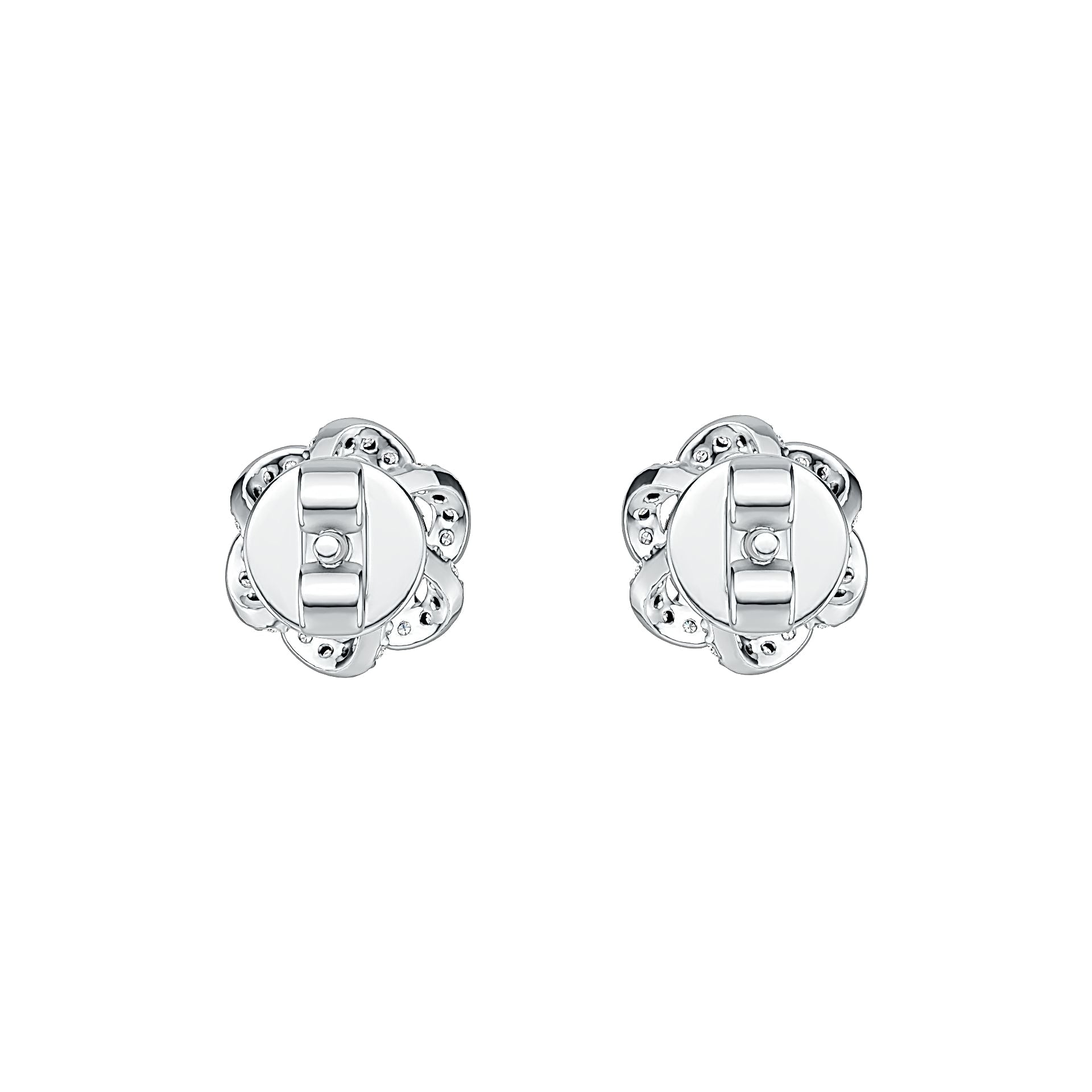 Sterling Silver Semi Mount Earrings Setting Round RD 5X5mm Syzjewelry