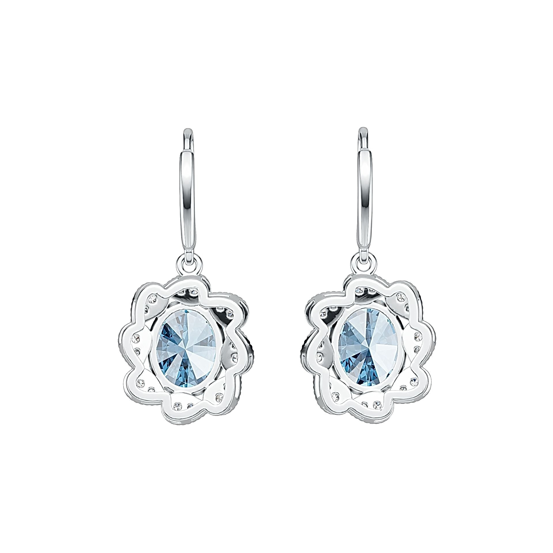 Sterling Silver Semi Mount Earrings Setting Oval OV 10X8mm DHJ