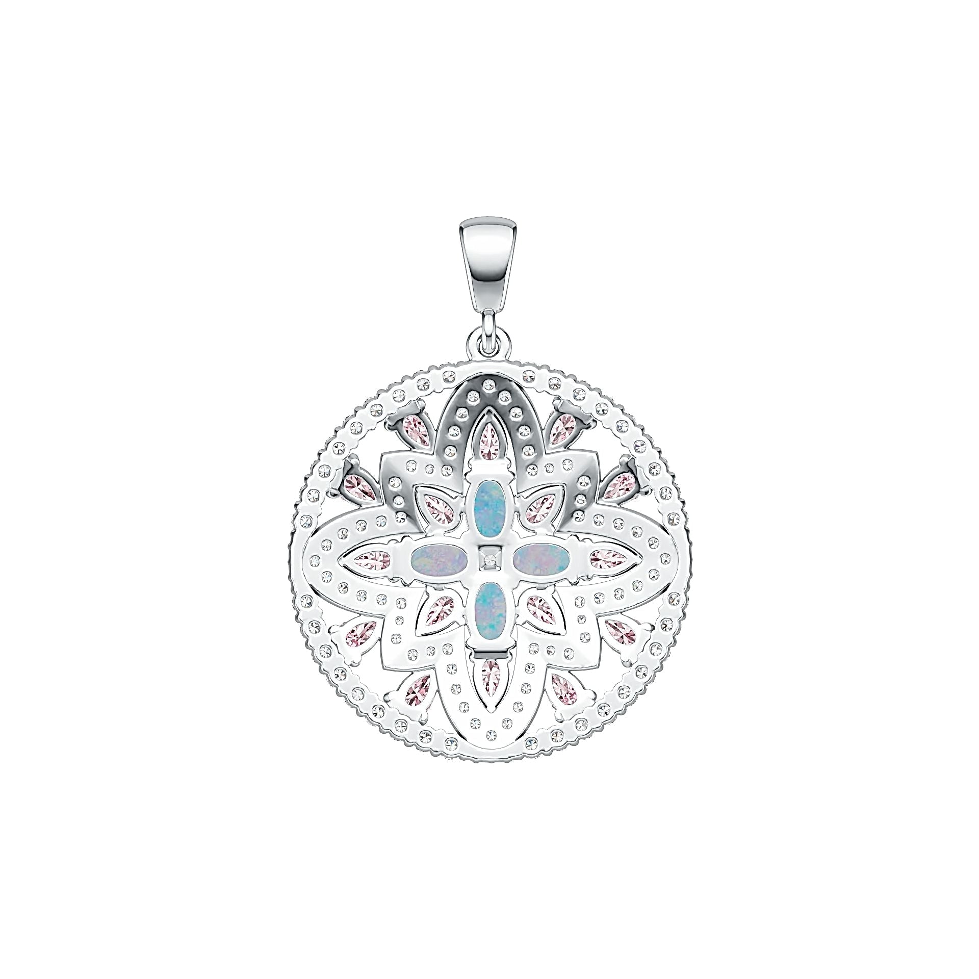 Sterling Silver Semi Mount Pendant Setting Oval OV 6X4mm PE 5X3mm DHJ
