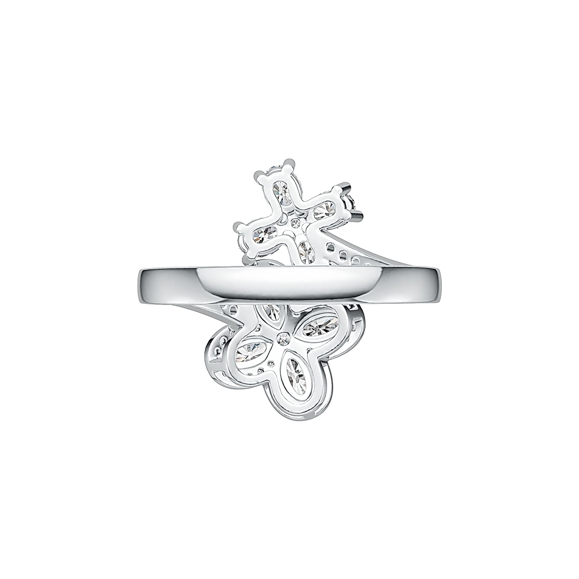 Sterling Silver Semi Mount Ring Setting Oval OV 5x3mm DHJ