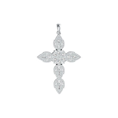 Sterling Silver Semi Mount Pendant Setting Pear PE 5X4mm PE 5X3mm MQ 4X2mm - Syzjewelry