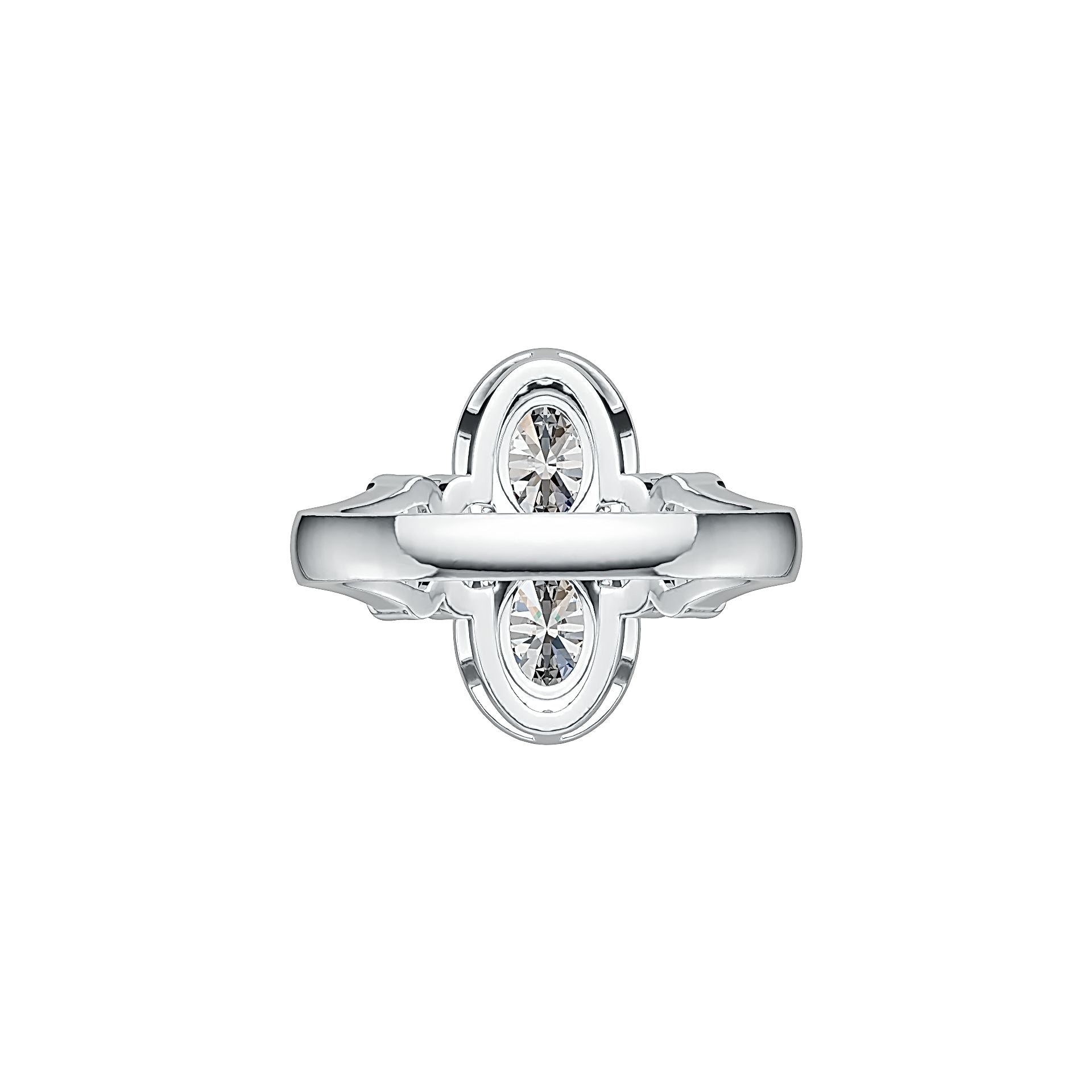 Sterling Silver Semi Mount Ring Setting Oval OV 7X5mm - Syzjewelry