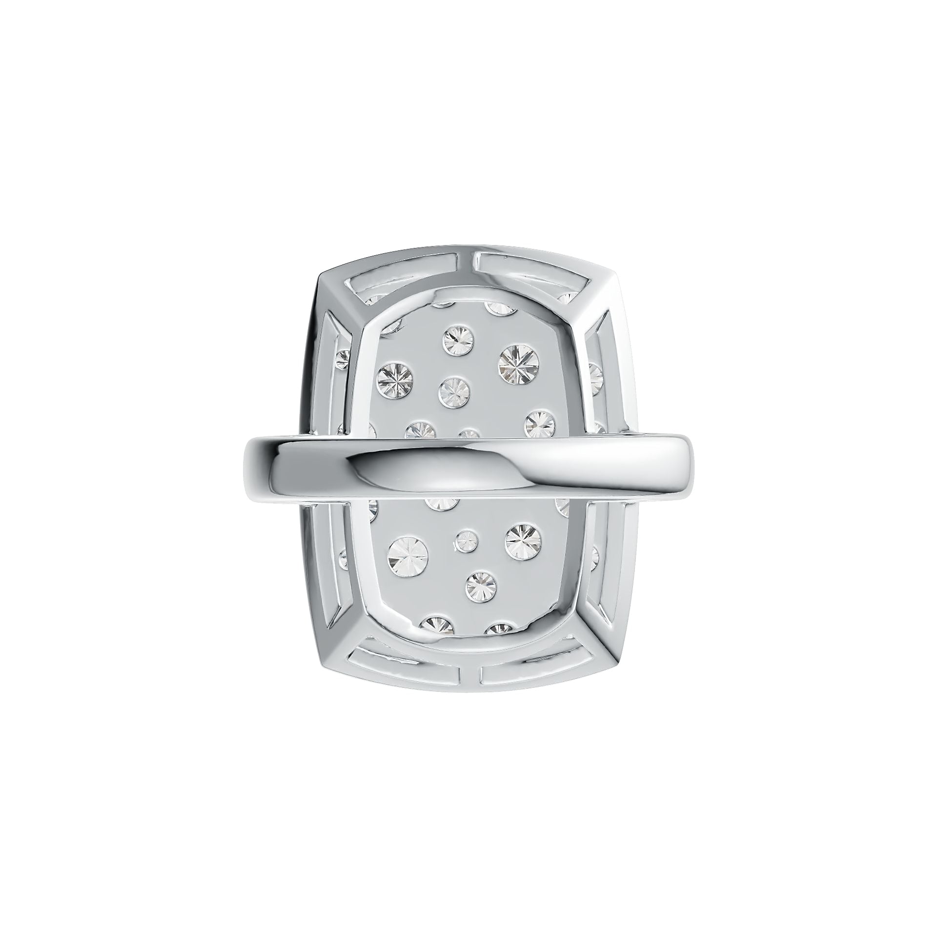 Sterling Silver Semi Mount Ring Setting Round RD 3.5mm DHJ