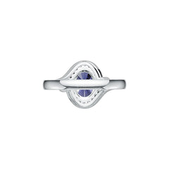 Sterling Silver Semi Mount Ring Setting Oval OV 9x7mm DHJ