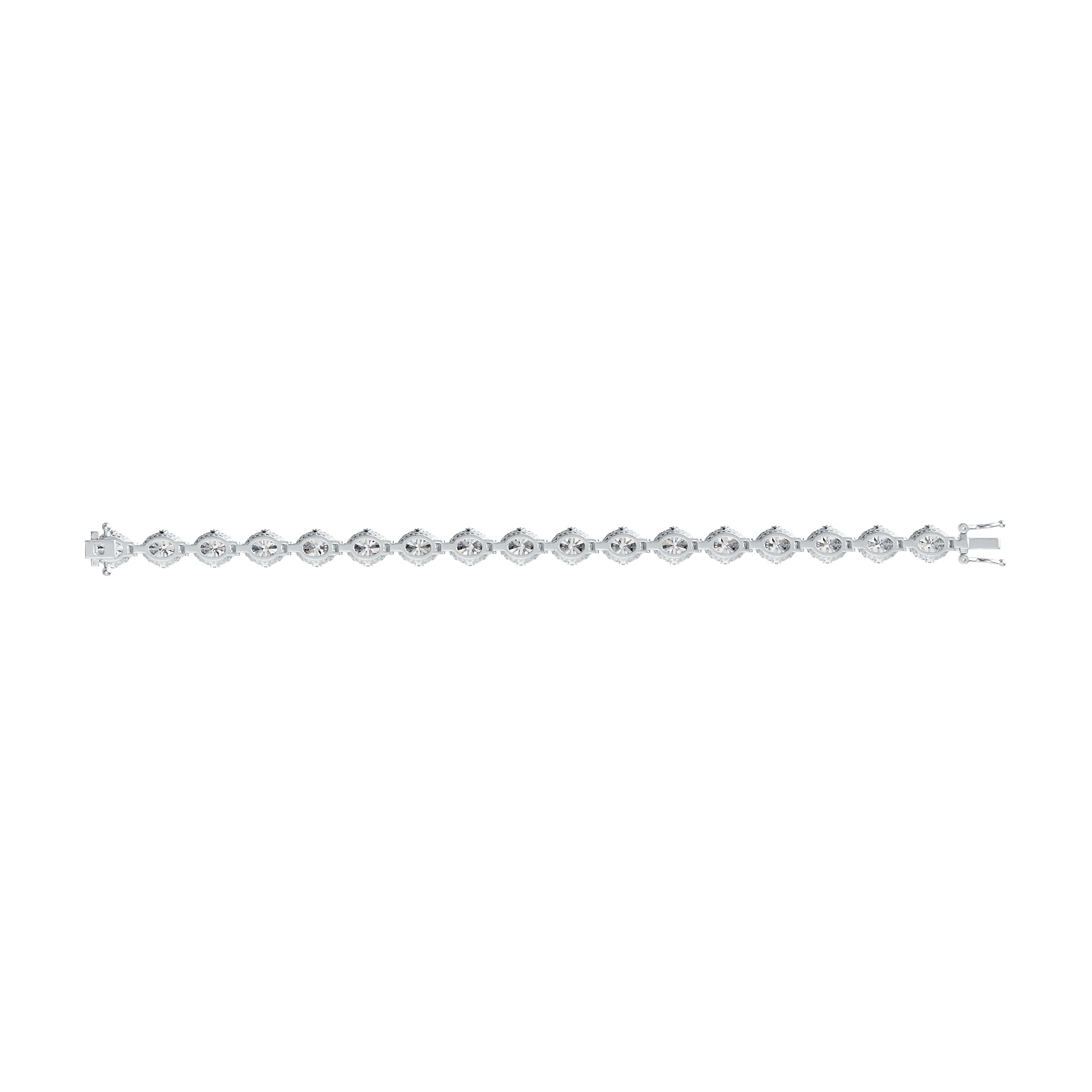 Sterling Silver Semi Mount Bracelet Setting Oval OV 8x6mm Syzjewelry