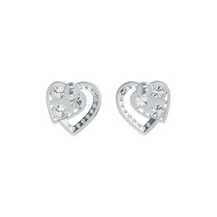 Sterling Silver Semi Mount Earrings Setting Round RD 5x5mm DHJ