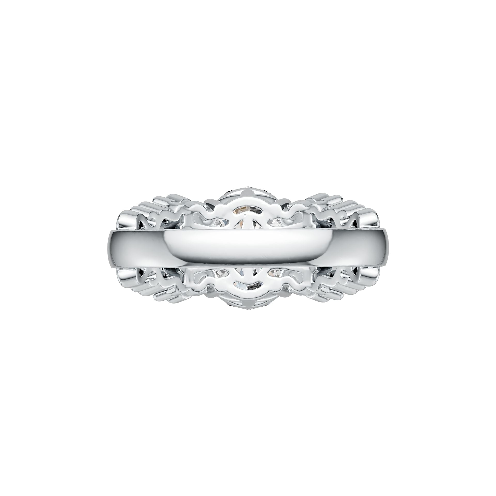 Sterling Silver Semi Mount Ring Setting Oval OV 11X9mm DHJ