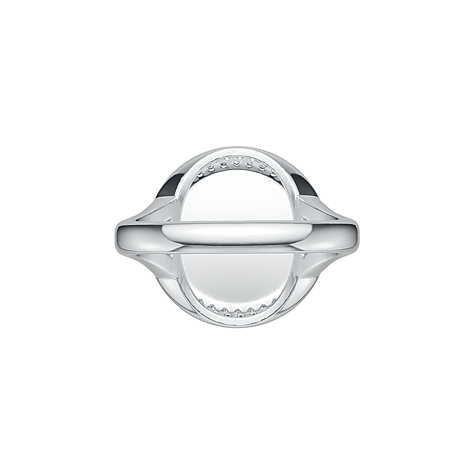 Sterling Silver Semi Mount Ring Setting Round RD 12x12mm Cabochon - Syzjewelry