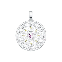 Sterling Silver Semi Mount Pendant Setting Oval OV 8X6mm MQ 5X2.5mm DHJ