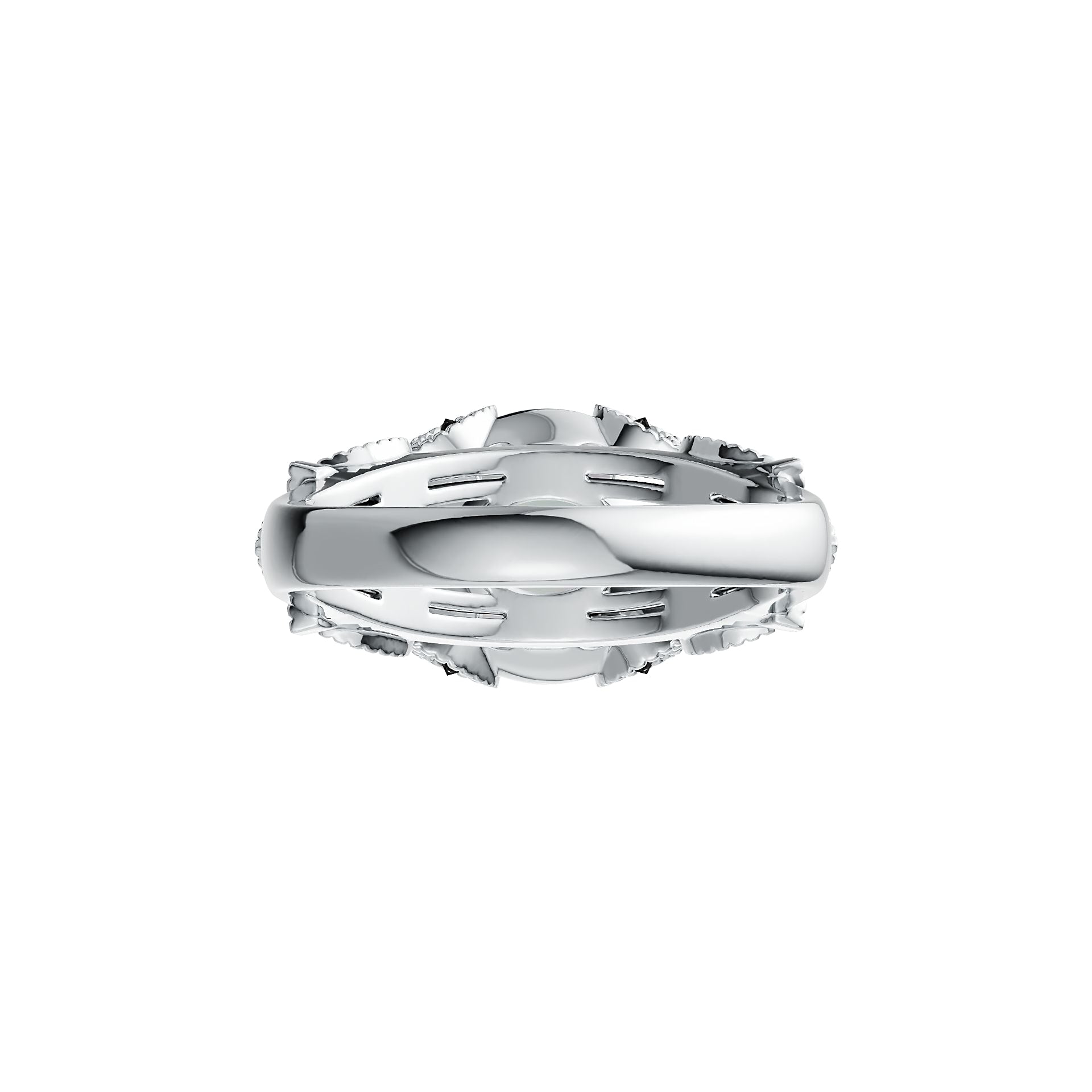 Sterling Silver Semi Mount Ring Setting Round RD 10.5mm DHJ
