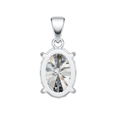 Sterling Silver Semi Mount Pendant Setting Oval OV 14X10mm DHJ